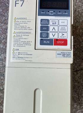 {议价}安川ClMR-F7A43P7 3.7kw拆机变频器，