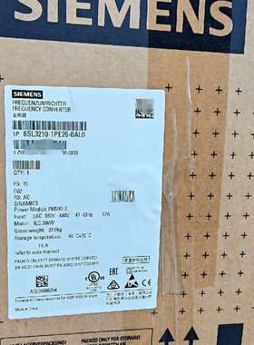 {议价}6SL3210-1PE26-0AL0/6SL32101PE2