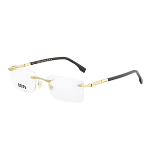 HUGO BOSS眼镜框男士商务无框徽标镜架可配近视度数送镜片 1551