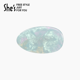 shes茜子简约醋酸板材边夹捏夹时尚 亲子发饰儿童刘海夹女饰品头饰