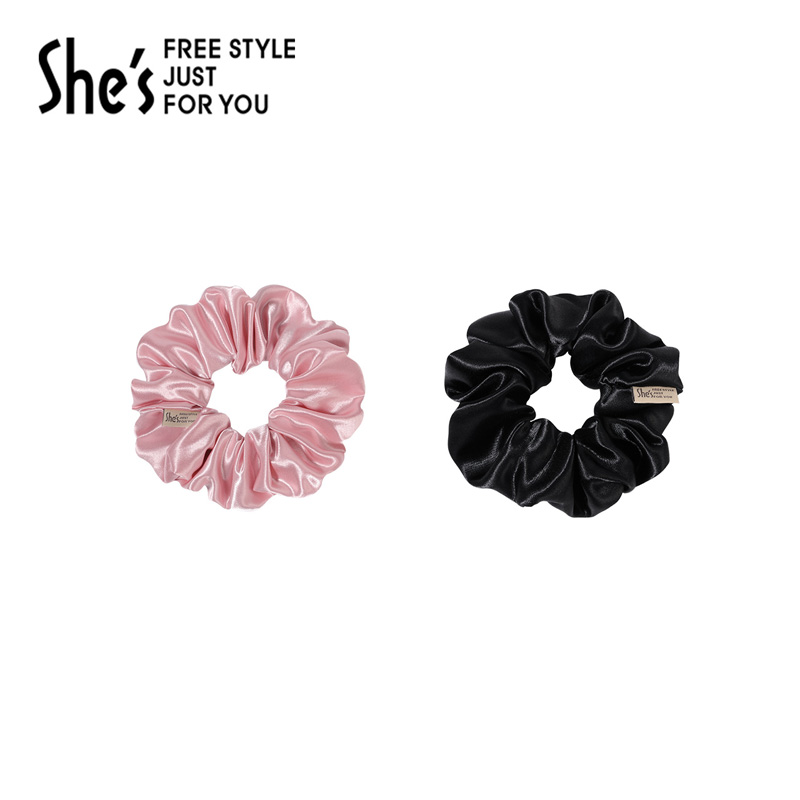 shes轻简柔软盘发发圈马尾发绳