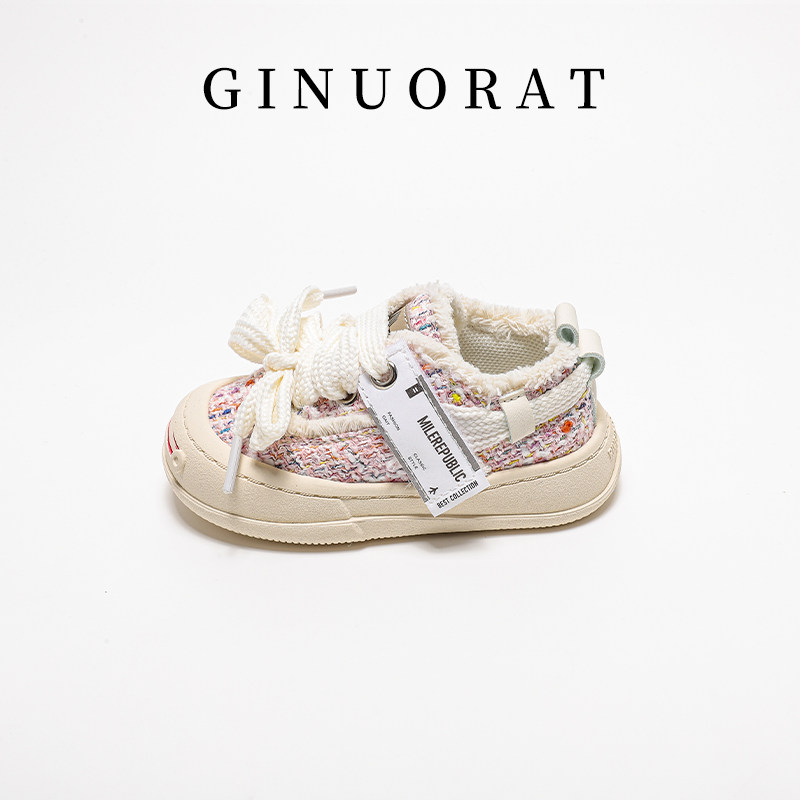 GINUORAT2024年秋新款甜美名媛风宝宝鞋子温柔法式公主学步鞋洋气