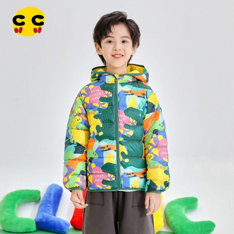 clanc男童男童羽绒服轻薄保暖