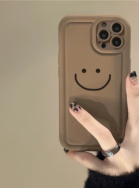 适用OPPOA97笑脸情侣A96手机壳a93s新款A58表情A56硅胶A57男a11x女A72潮A1pro软套A8全包A32防摔5GR15简约r17