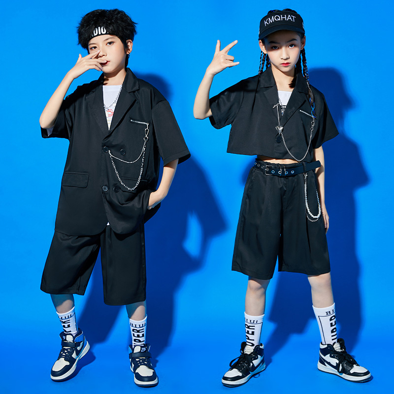 儿童嘻哈爵士舞演出服
