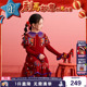 儿童新中式 新款 云肩连衣裙新年礼服拜年服 女童旗袍裙冬季 年衣童装