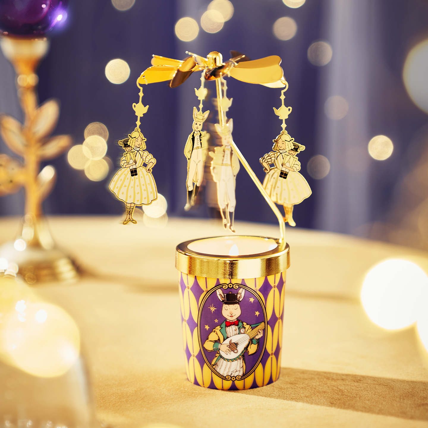 布兰兔金色梦境香薰蜡烛礼盒