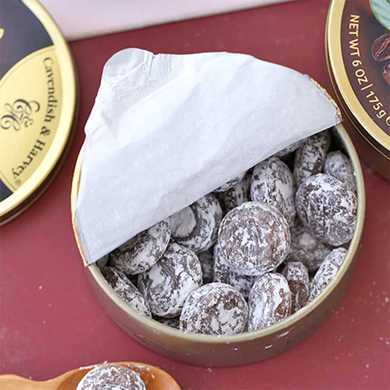 德国嘉云糖水果糖进口罐装铁盒装可乐味硬糖办公室零食女生做手账