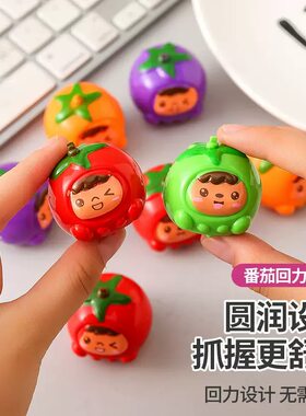 番茄西红柿回力汽车益智迷你玩具