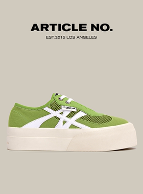 ARTICLE NO.透气松糕鞋加厚增高休闲鞋时尚百搭单鞋新款