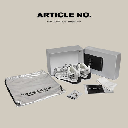 王俊凯同款ARTICLE NO.千禧银慢跑鞋礼盒新款复古网面休闲鞋男女