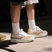 面包鞋 王安宇同款 女 厚底增高休闲鞋 时尚 ARTICLE NO.棕拼白汉堡鞋