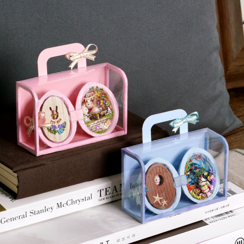 智趣屋diy小屋迷你种子胡桃夹子