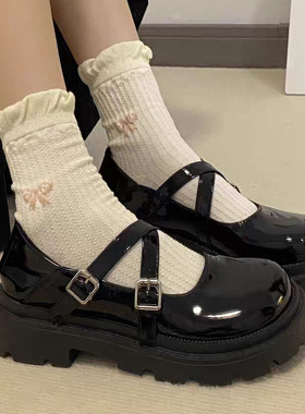 jk鞋子女童鞋2026春夏漆皮玛丽珍鞋学生公主鞋演出单鞋儿童小皮鞋