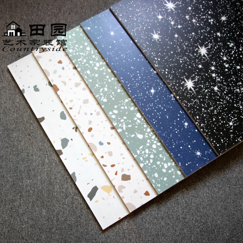 彩色水磨石地砖600x600客厅仿古砖连锁店服装店防滑瓷砖厨卫墙砖