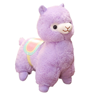 大号萌羊驼公仔羊驼毛绒玩具沙行兽女生睡觉抱枕草泥马 肖战娃娃