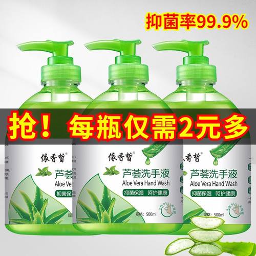 芦荟抑菌洗手液500g瓶装
