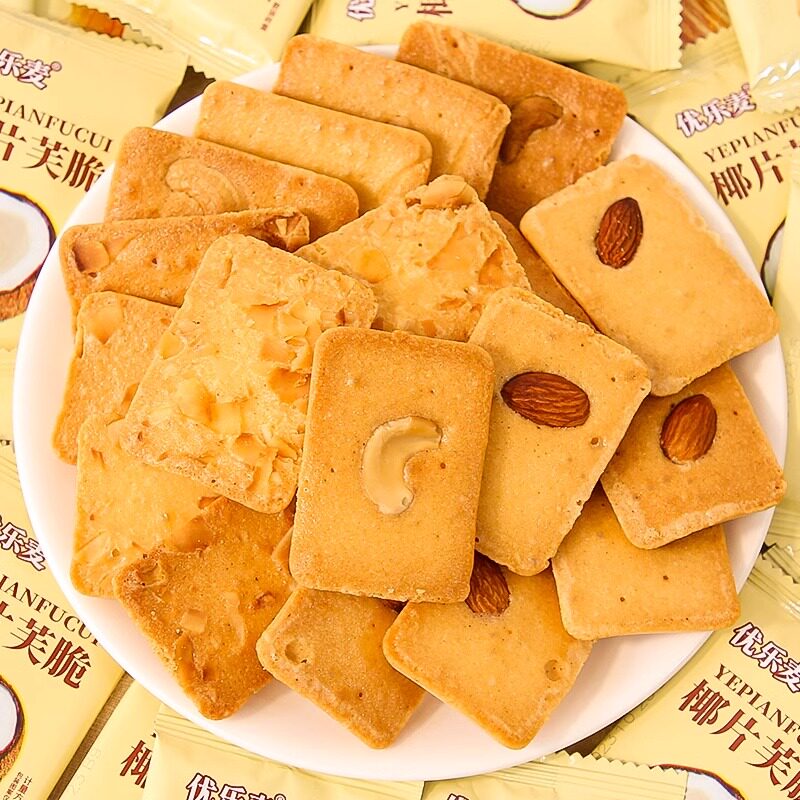 优乐麦坚果芙脆饼干零食干酪蛋糕