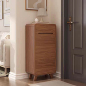 柜 储物家用进门口小鞋 窄鞋 柜小户型单门实木玄关柜收纳室外新中式