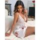 Ladies Transparent Sexy Nightgown Nightwear Sleepdress Lace