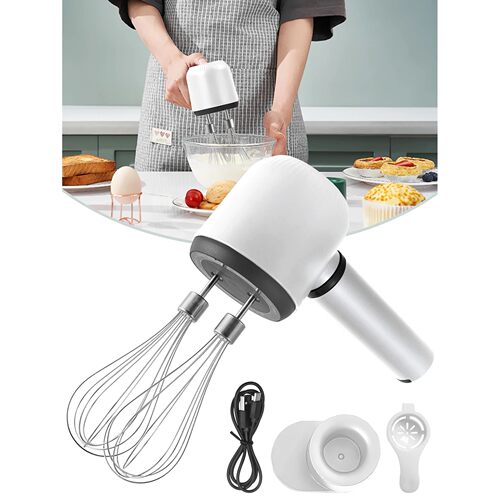 USB Rechargeable Electric Hand Blender Wireless Portable Han