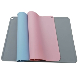 Non slip Silicone Mat Food Color Waterproof cat Pet for