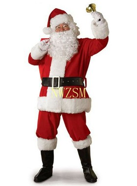 Christmas Santa Claus Costume Cosplay Santa Claus Clothes d