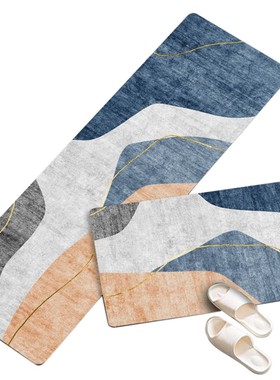 Door of the kitchen floor MATS anti-slip mat oil suction