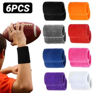 6Pcs Sweat Absorption Sports Wristband Moisture Wicking Wris