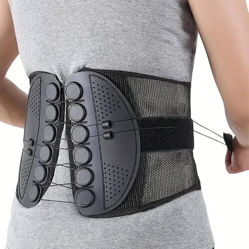 Unisex Lumbar Support Wrap Breathable Waist Back Brace Prote