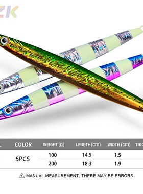 快抽型铁板路亚饵100g200g拖钓海钓船钓假饵深海长条鲅鱼铁板铅m3