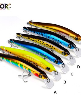 新款米诺鱼饵塑料硬饵海钓假饵浮水路亚饵假鱼饵DW499m7