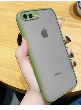 苹果8plus手机壳摄像头保护适用于iPhone7透明磨砂6s全包边防摔7Plus新潮牌男女款ins冷淡风高档6网红6s