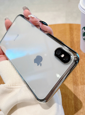 适用于苹果x手机壳新款iphonex透明硅胶xsmax镜头全包防摔xr超薄软保护套xsxmax网红女xs潮男创意xmax外壳ins