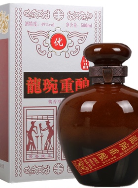 秦池酒业秦池龙琬重酿49度500ml吉品白酒酱香白酒礼品酒单瓶装