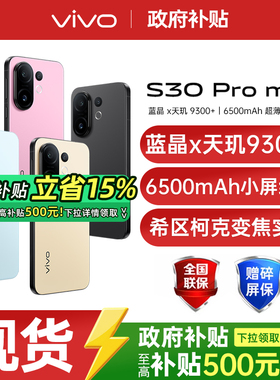 【政府补贴至高15%】vivo S30 Pro mini 新品手机vivo手机官方旗舰店国补手机s20智能手机vivos30 s30promini