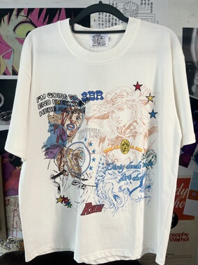 【JO厨推荐】原创KAICHUJIN飙马野郎jojo手绘涂鸦风格不起球起皱