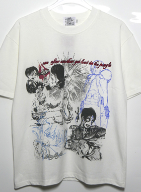 【漫展集邮推荐】KAICHUJIN原创撤退的矮人透气直喷印花刺绣短袖