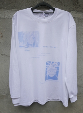 KAICHUJIN原创全职猎人酷拉皮卡蓝调诗歌纯棉长袖