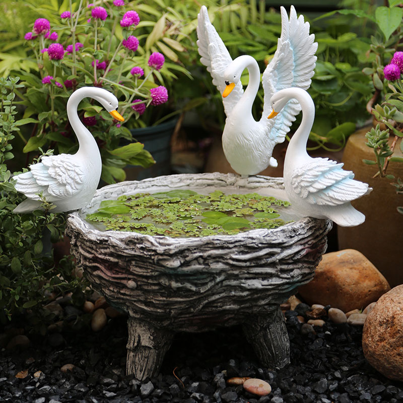 創意專用裝飾花園布置盆綠蘿碗