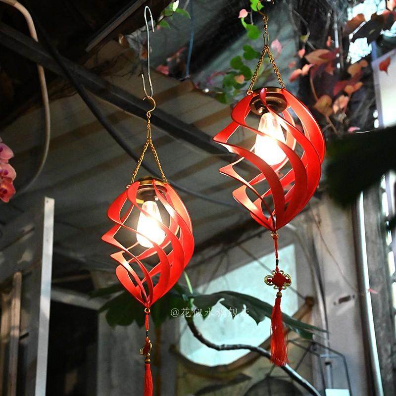 户外铁艺旋转太阳能灯挂件挂灯庭院摆件花园空中吊饰造景布置装饰,家居饰品,户外/庭院摆件,淘宝优惠券,粉丝福利购,淘宝优惠卷