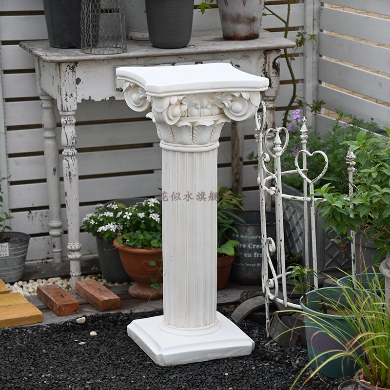 罗马柱摆件欧式婚礼道具花盆底座