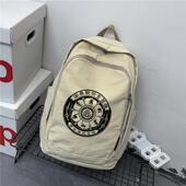 新款 南海观音菩萨轻便大容量佛包僧包居士包上香包简约双肩包帆布