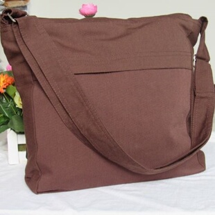 新款帆布佛包朝山袋可调节背带多功能包夹层包男女居士包海清包海