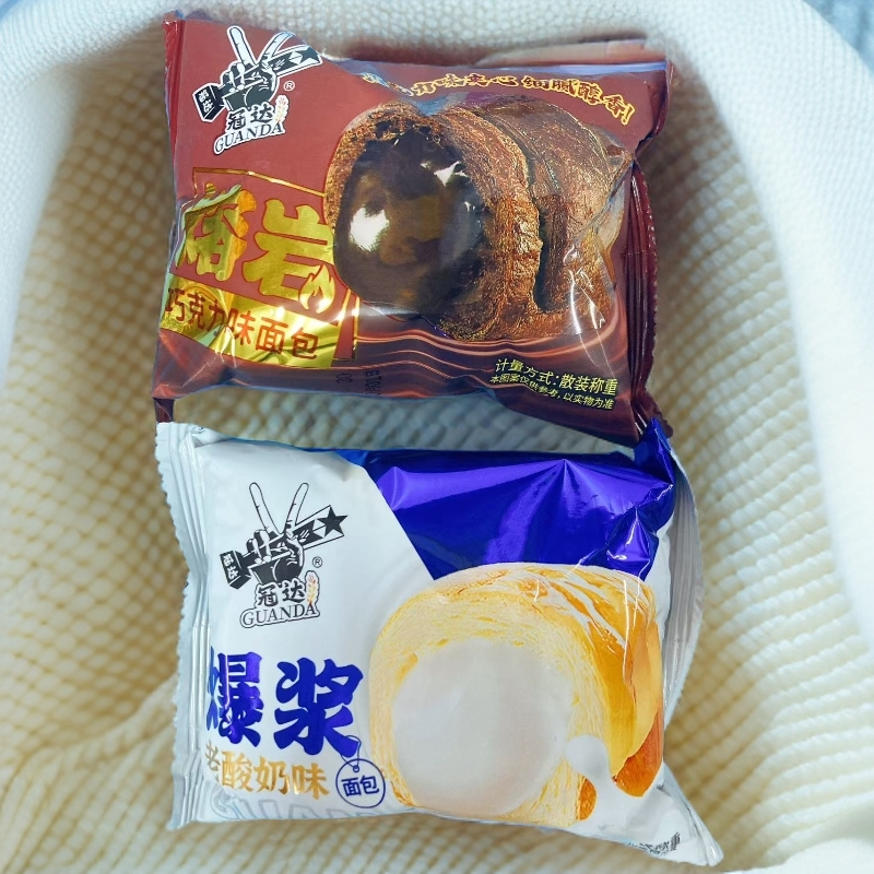 冠达爆浆老酸奶味面包熔岩流心