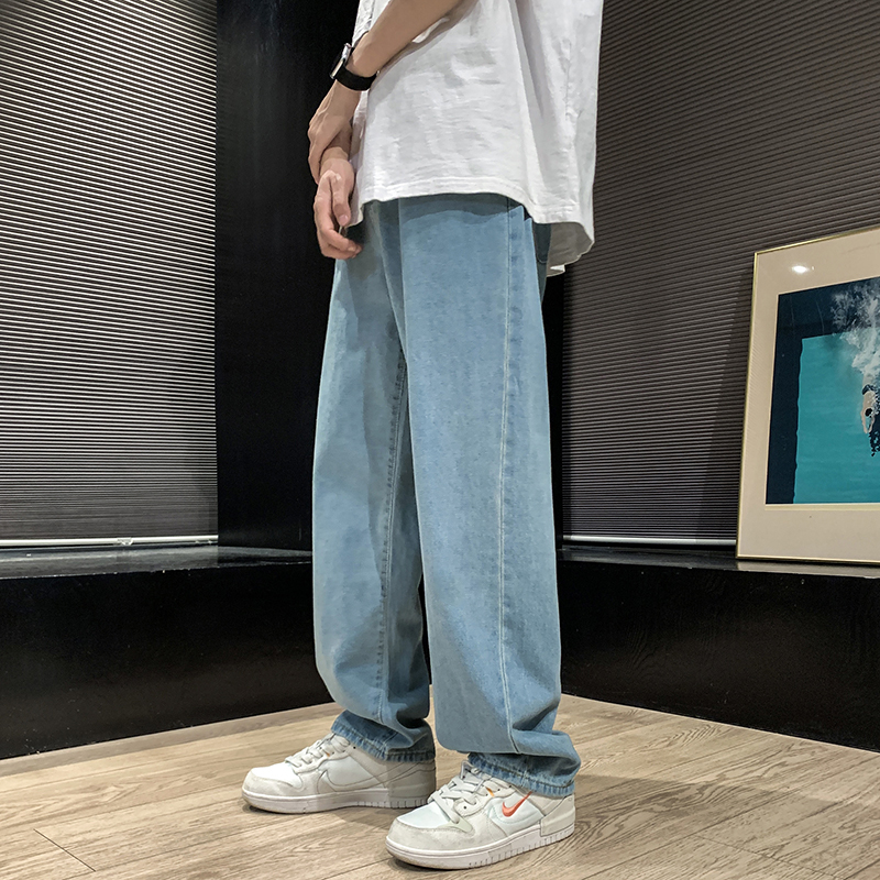 1015-2货号WK379-P45春季街头j简约百搭休闲舒适牛仔男女裤控68，男装休闲裤，星座1015-2