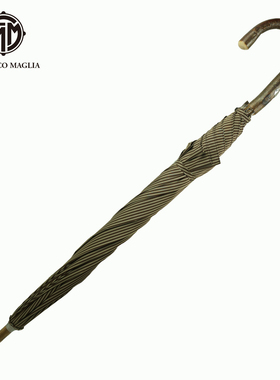 Francesco Maglia意大利手工雨伞FM长柄伞榛木96玛洋伞现货