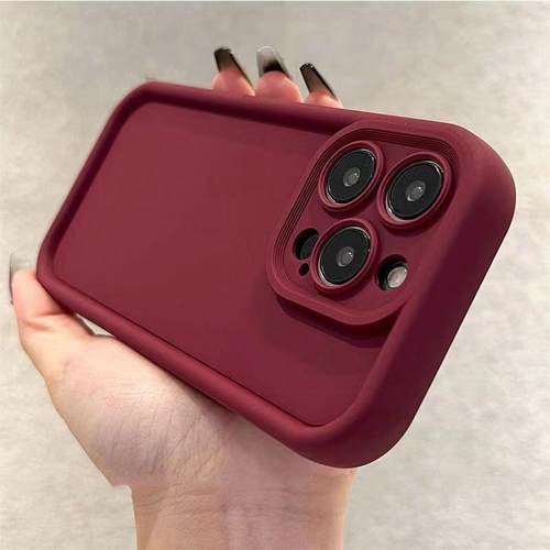 酒红色适用华为mate60pro手机壳