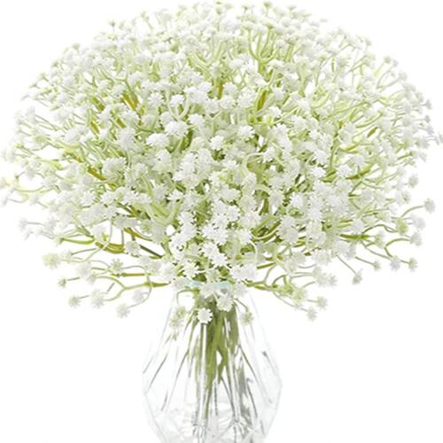 10Pcs Babys Breath Artificial Flowers Gypsophila Fake Flower