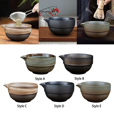 Ceramic Matcha Bowl, Matcha Bowl, 480ml Handcrafted Porcelai